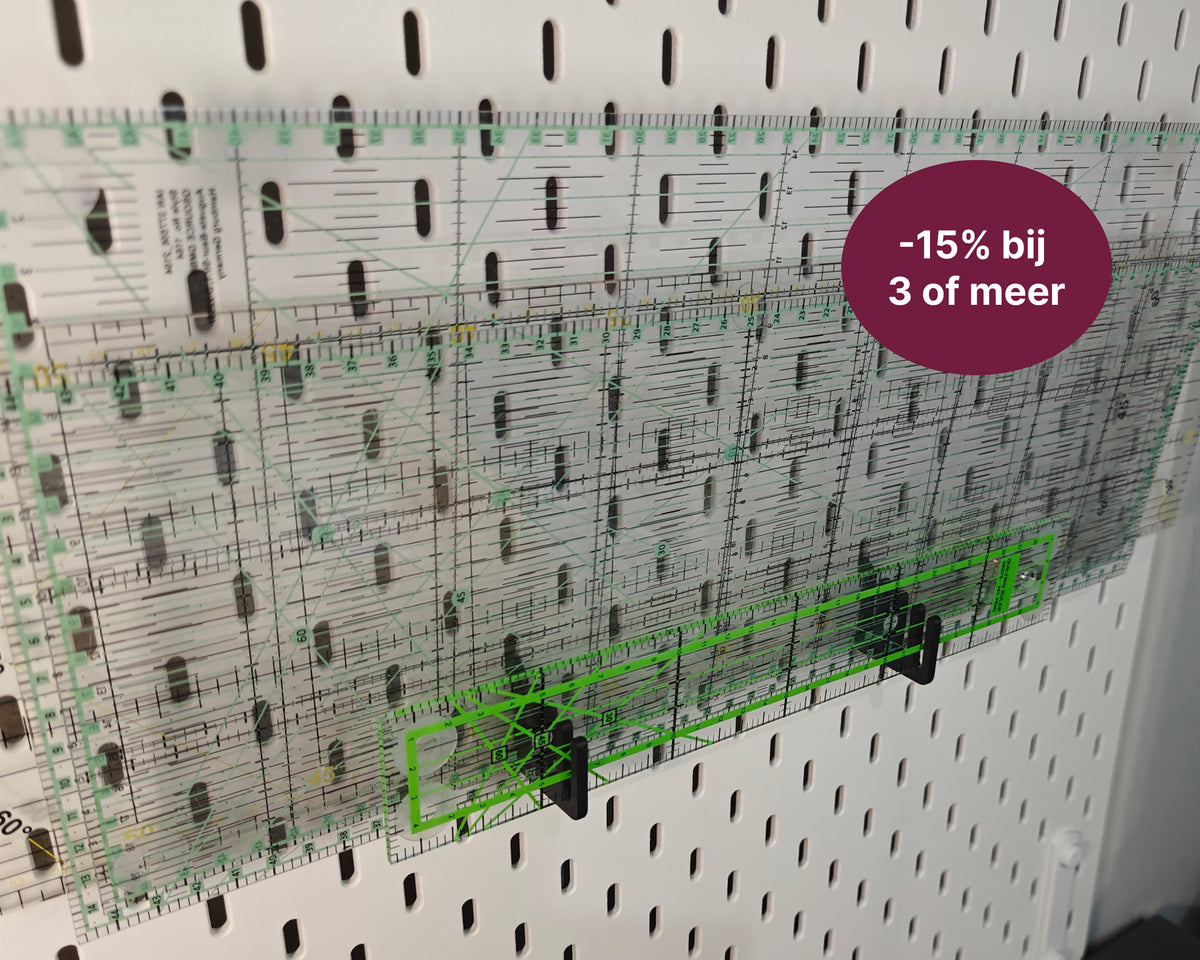 Set haken voor linialen